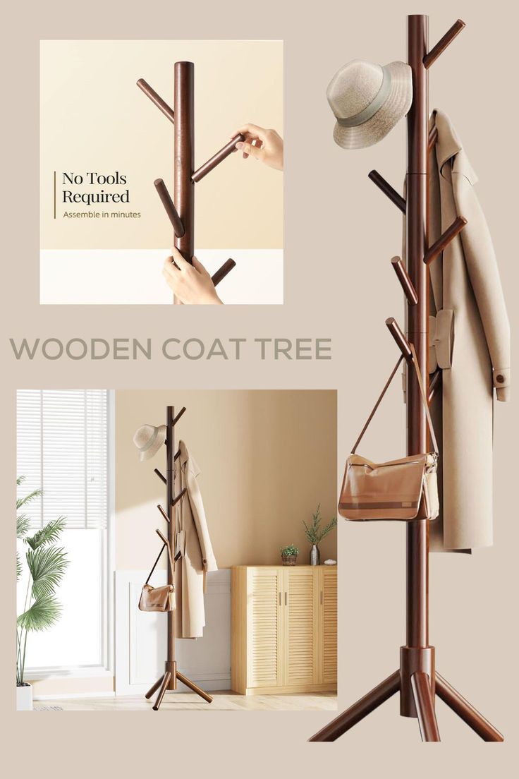13 Stylish Coat Racks & Hall Trees to Organize Your Entryway