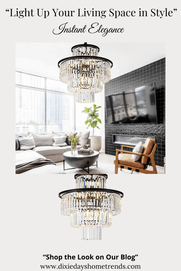 14 Black Crystal Chandeliers That Add Drama & Elegance to Any Room | Dixie Days Home Trends