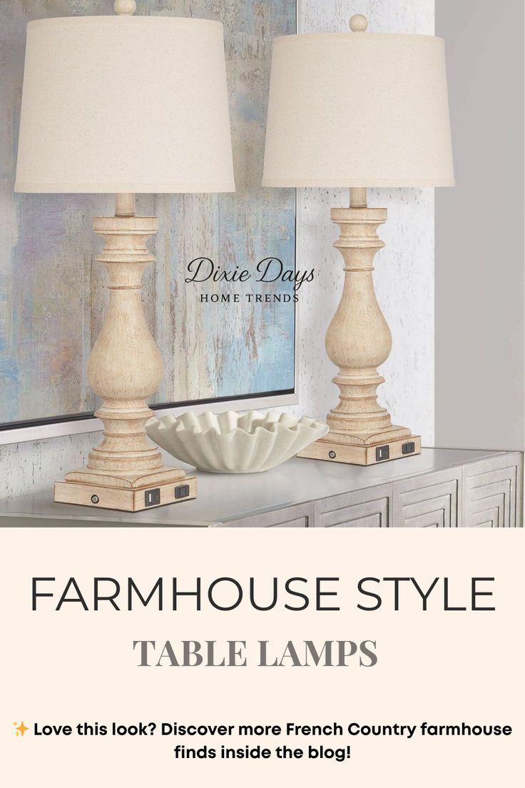 “The Best Farmhouse Table Lamps for Cozy, Stylish Living”