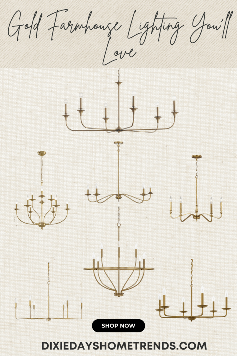 Stunning Gold Farmhouse Chandeliers Canadians Love (Wayfair CA)