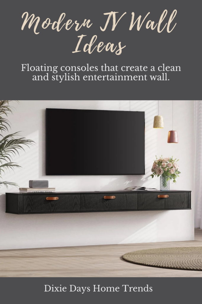 Modern Floating Media Walls That Look Custom Built