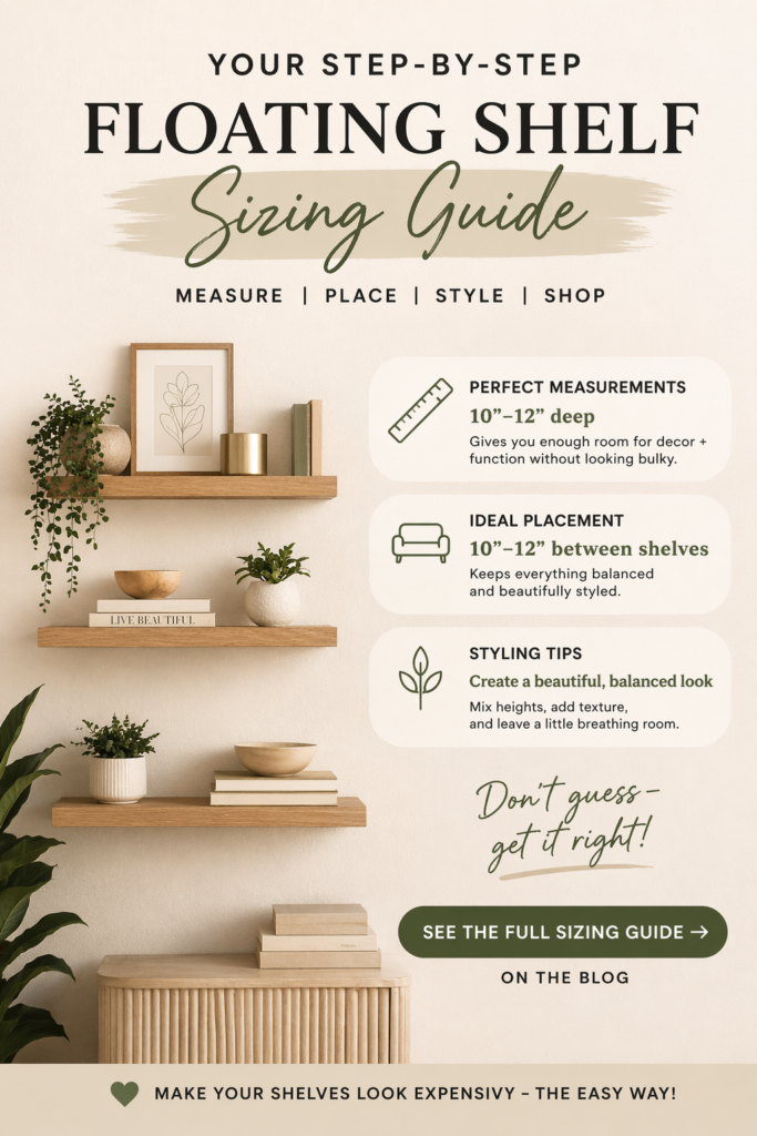 Floating Shelf Sizing Guide: Exact Measurements for a Perfect Look